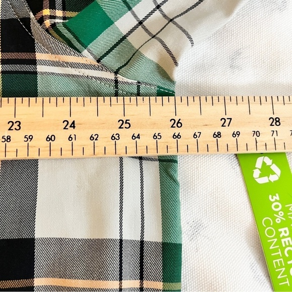 NWT Wrangler Short Sleeve Plaid Outdoor Utility Shirt-Green Black-XL - Picture 16 of 16